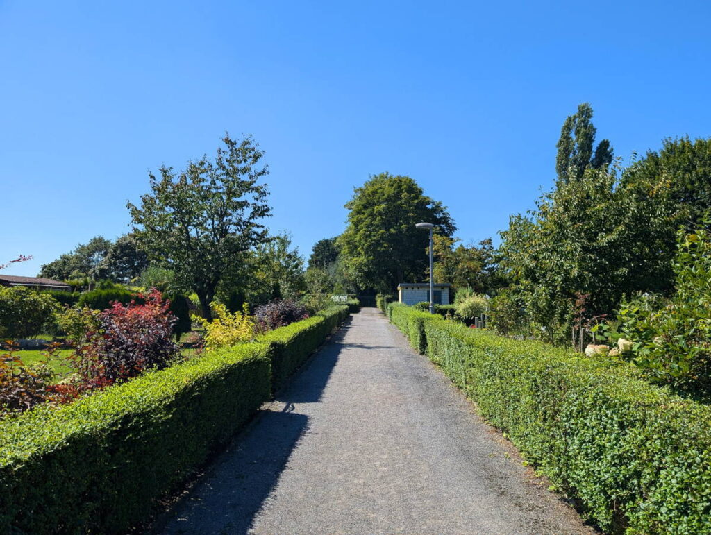 Ein Gang in unserer Anlage